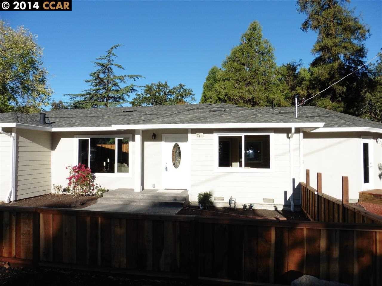 Property Photo:  281 Sierra Drive  CA 94596 