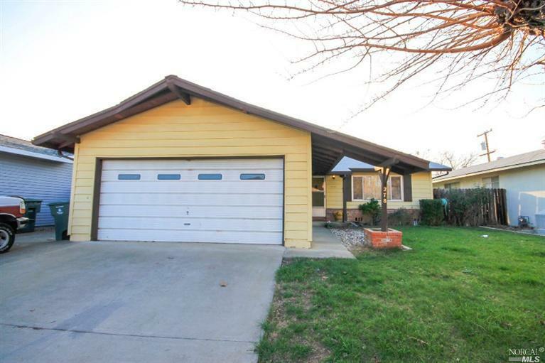 Property Photo:  278 Plum Street  CA 95688 