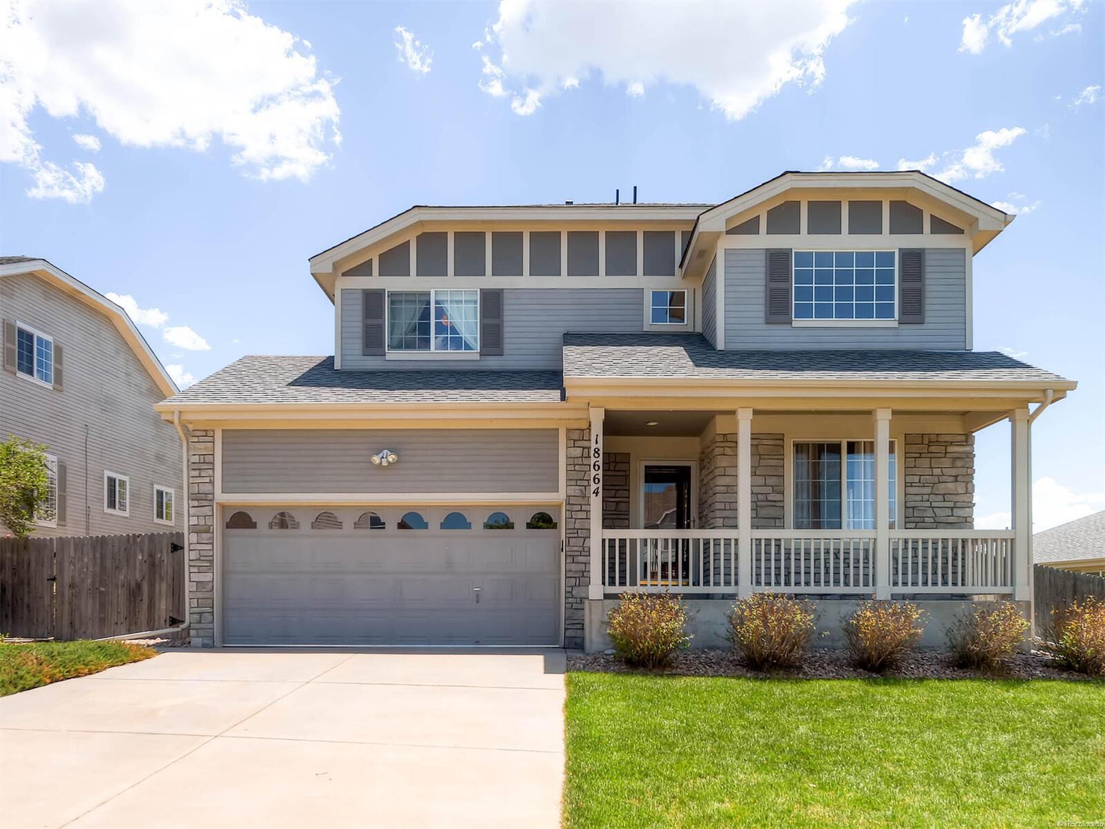 Property Photo: 18664 East Harvard Drive CO 80013