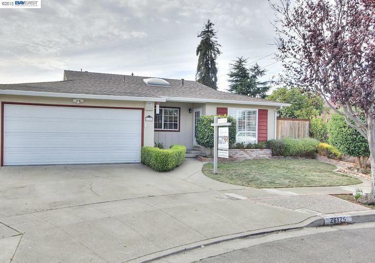 Property Photo: 26125 Stryker St CA 94545