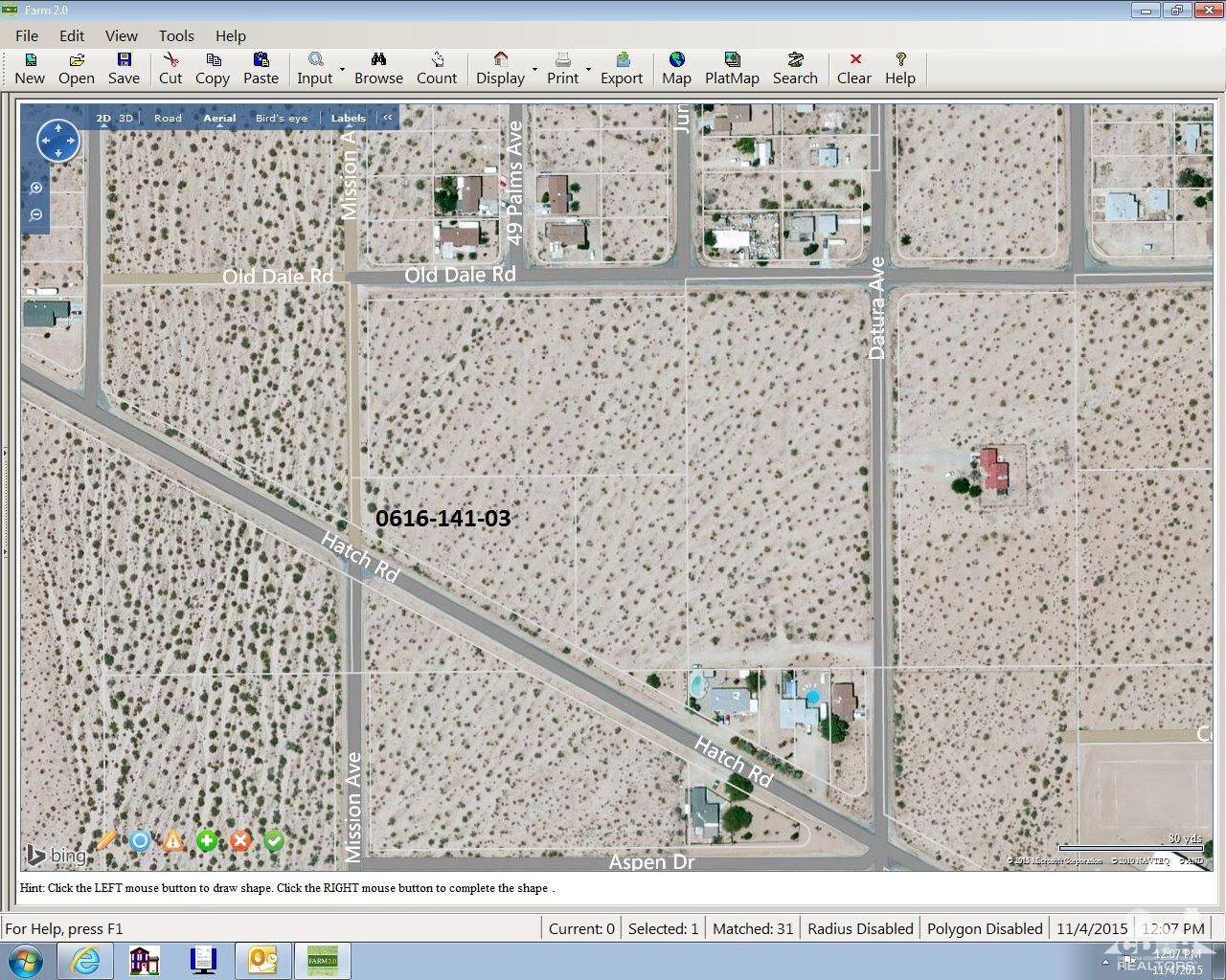 Property Photo:  0 Sullivan Road  CA 92277 