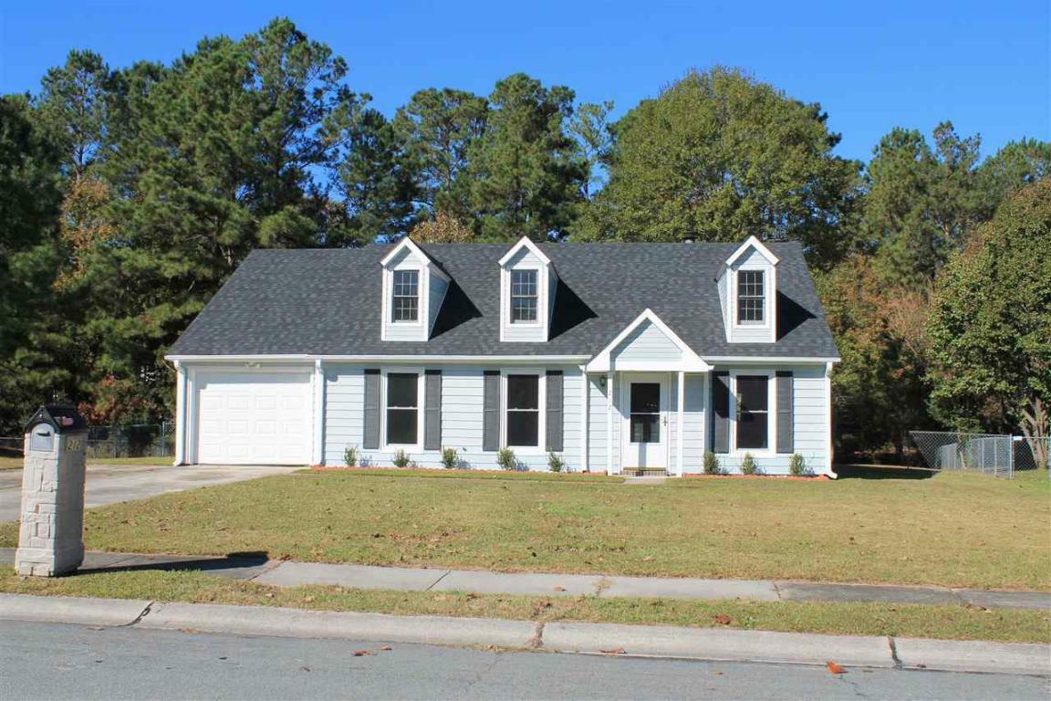 Property Photo:  212 Pebble Lane  NC 28546 