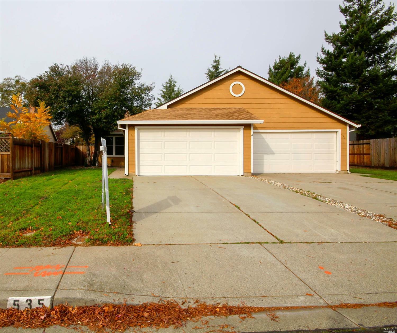 Property Photo:  535 Purdue Drive  CA 95687 