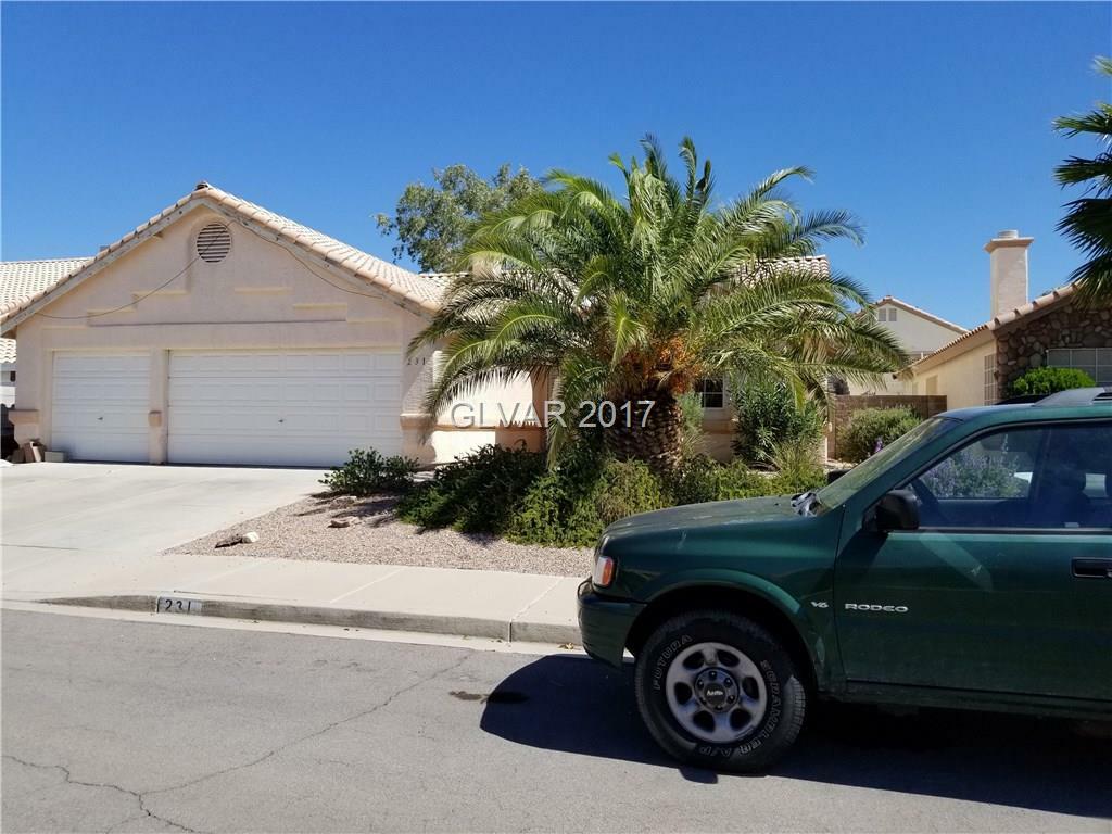 Property Photo: 231 Pretty Sunset Terrace NV 89015
