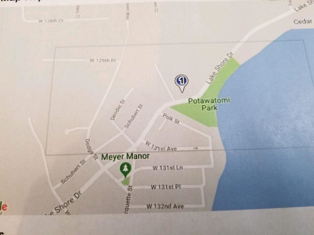 Property Photo:  8510 Lake Shore Drive  IN 46303 