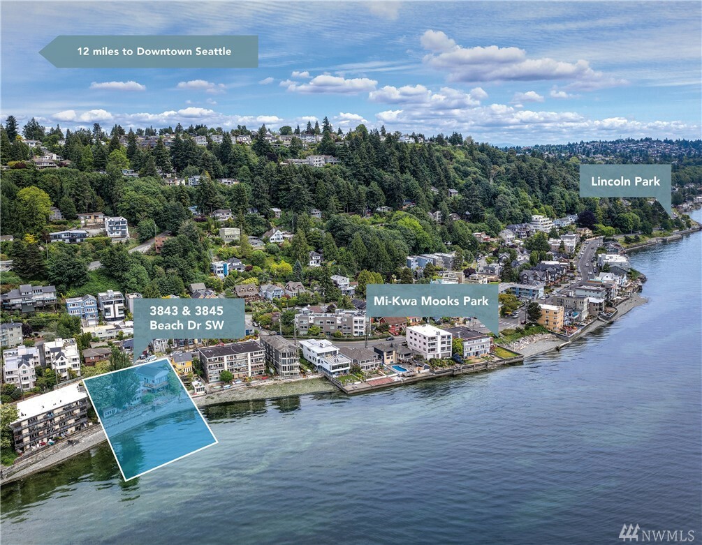 Property Photo:  3843 & 3845 Beach Dr SW  WA 98116 