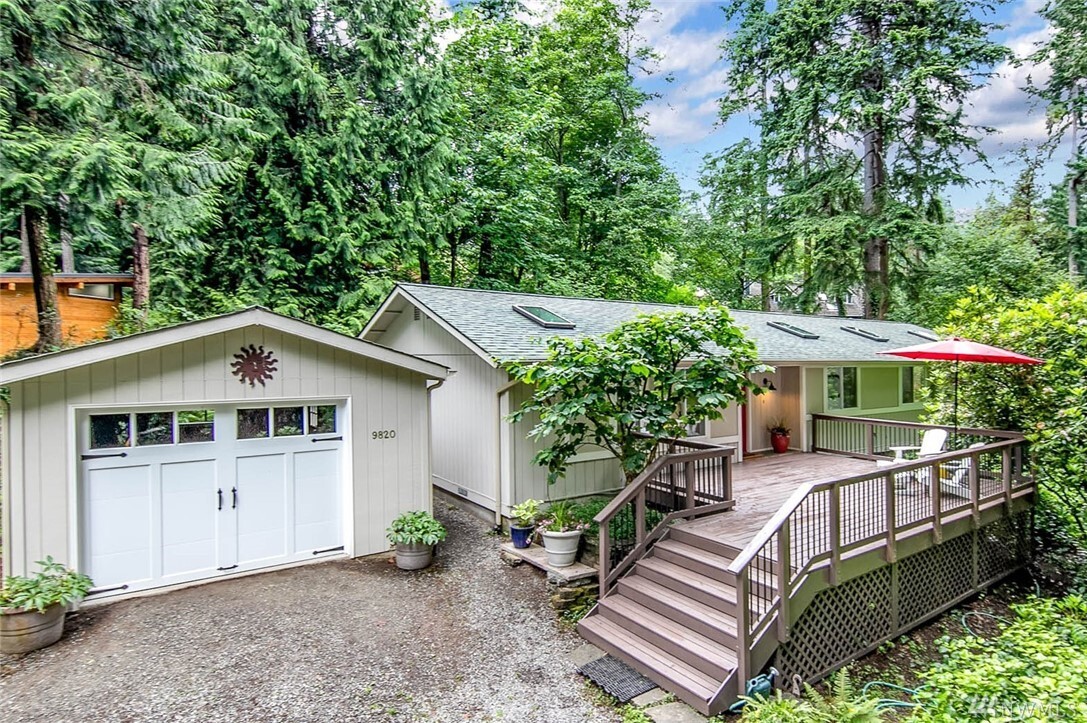 Property Photo:  9820 NE Beach Crest Dr  WA 98110 