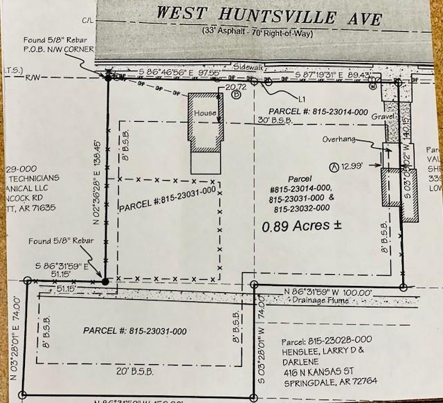 Property Photo: 1107&Amp1121 W Huntsville Avenue AR 72764