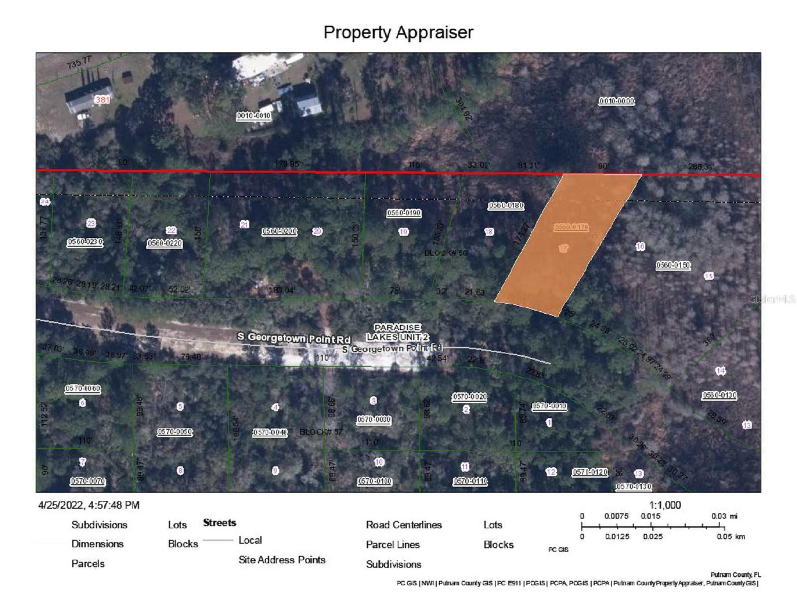 Property Photo: S Georgetown Point Road FL 32139