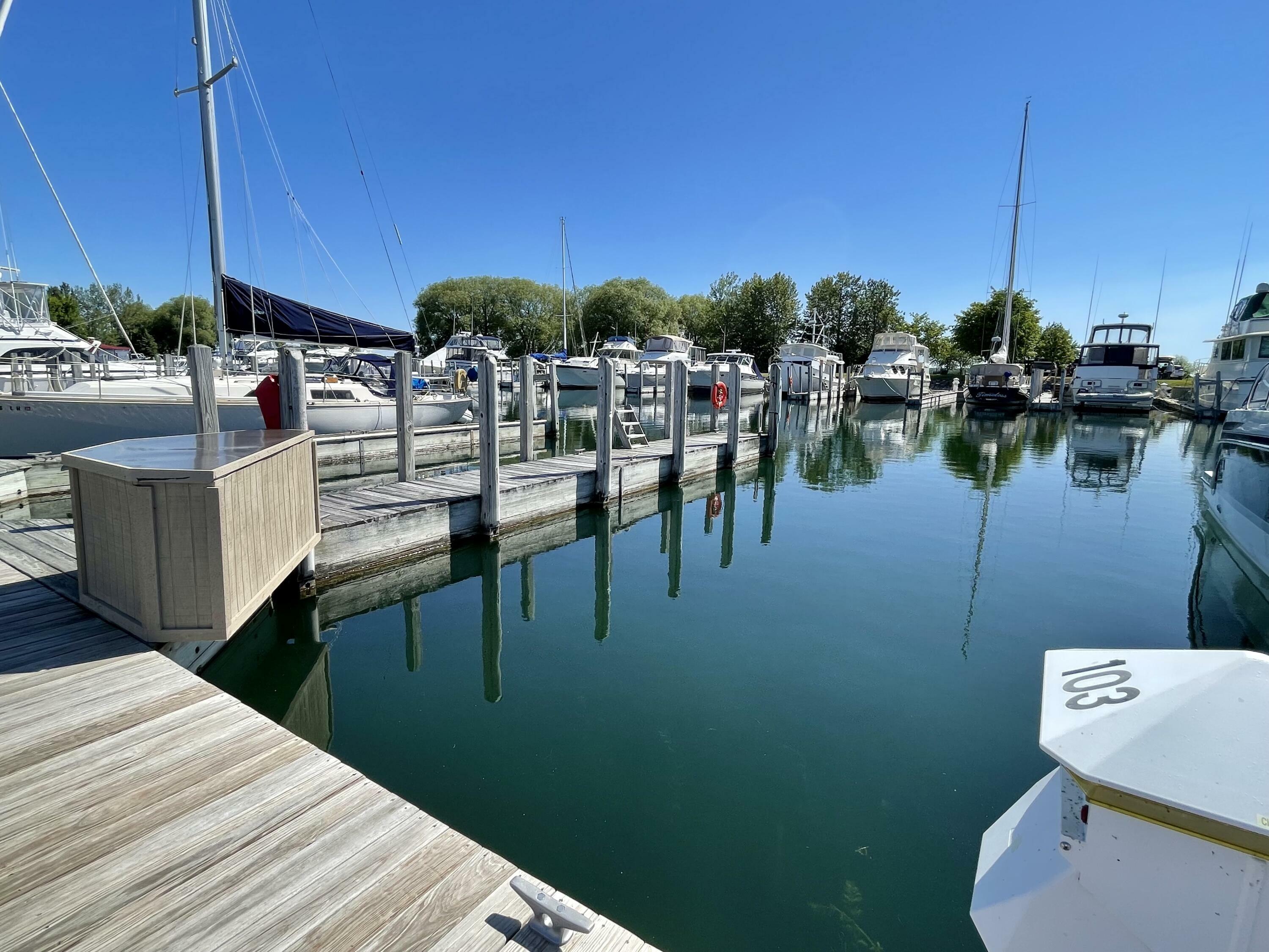 Property Photo:  103 Boat Club Drive Slip #103  MI 49721 