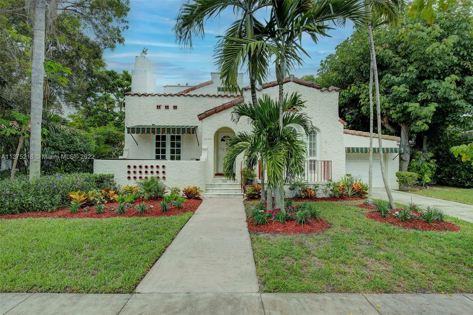 Property Photo:  2420 Madrid St  FL 33134 