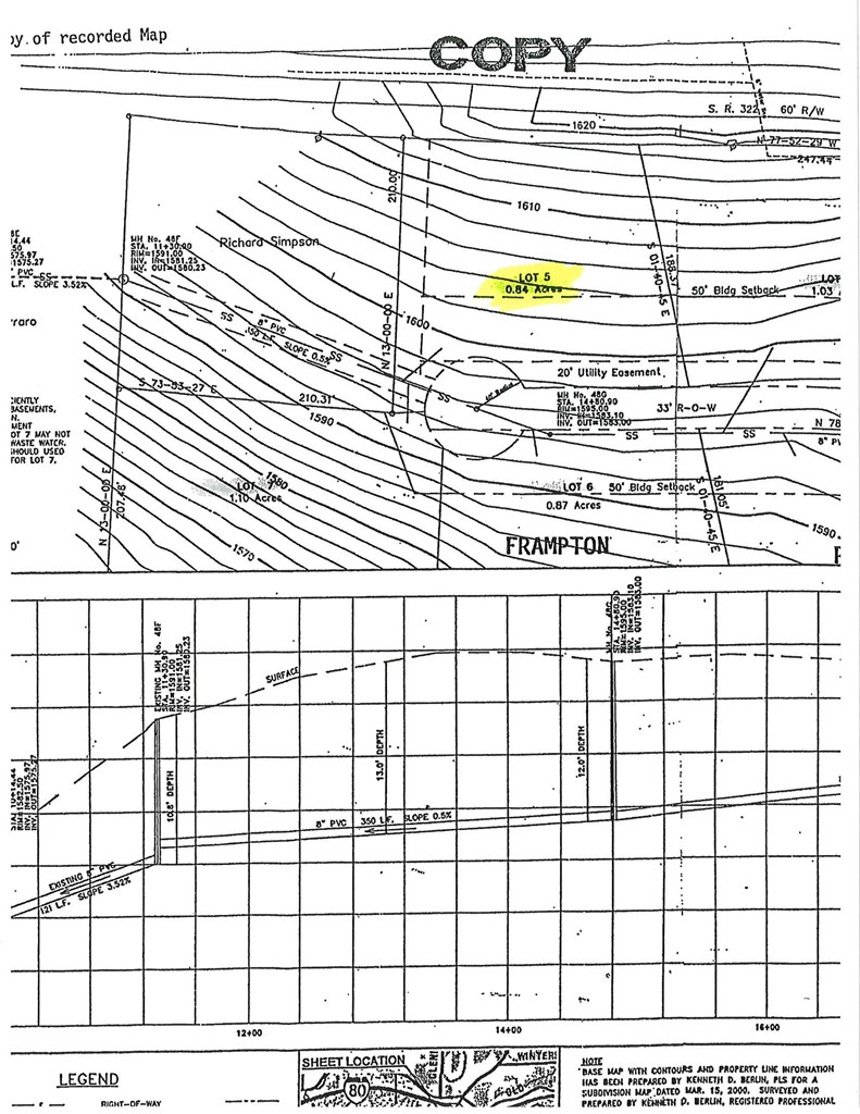 Property Photo:  Lot #5 James Place  PA 15829 