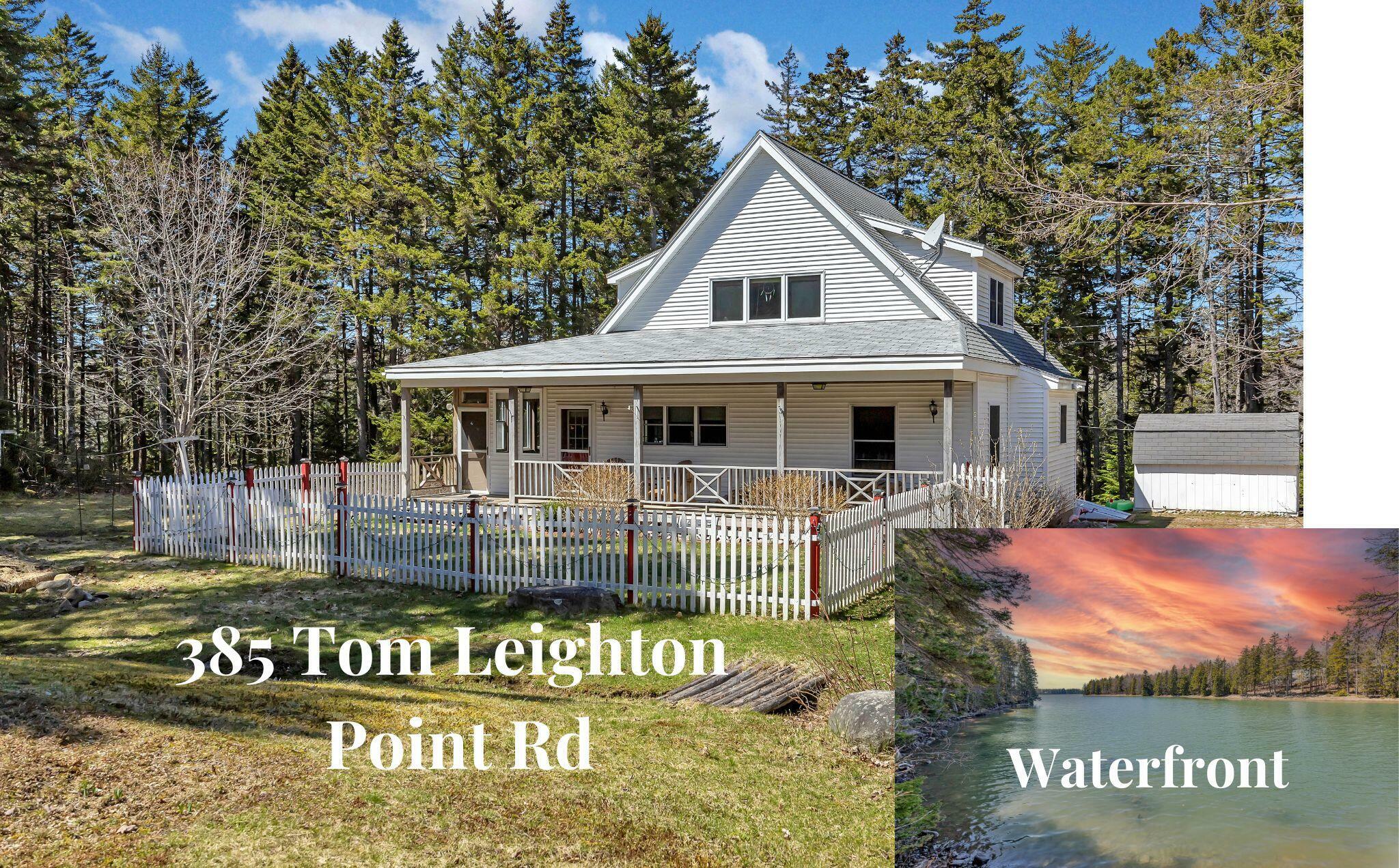 Property Photo:  385 Tom Leighton Point Road  ME 04658 