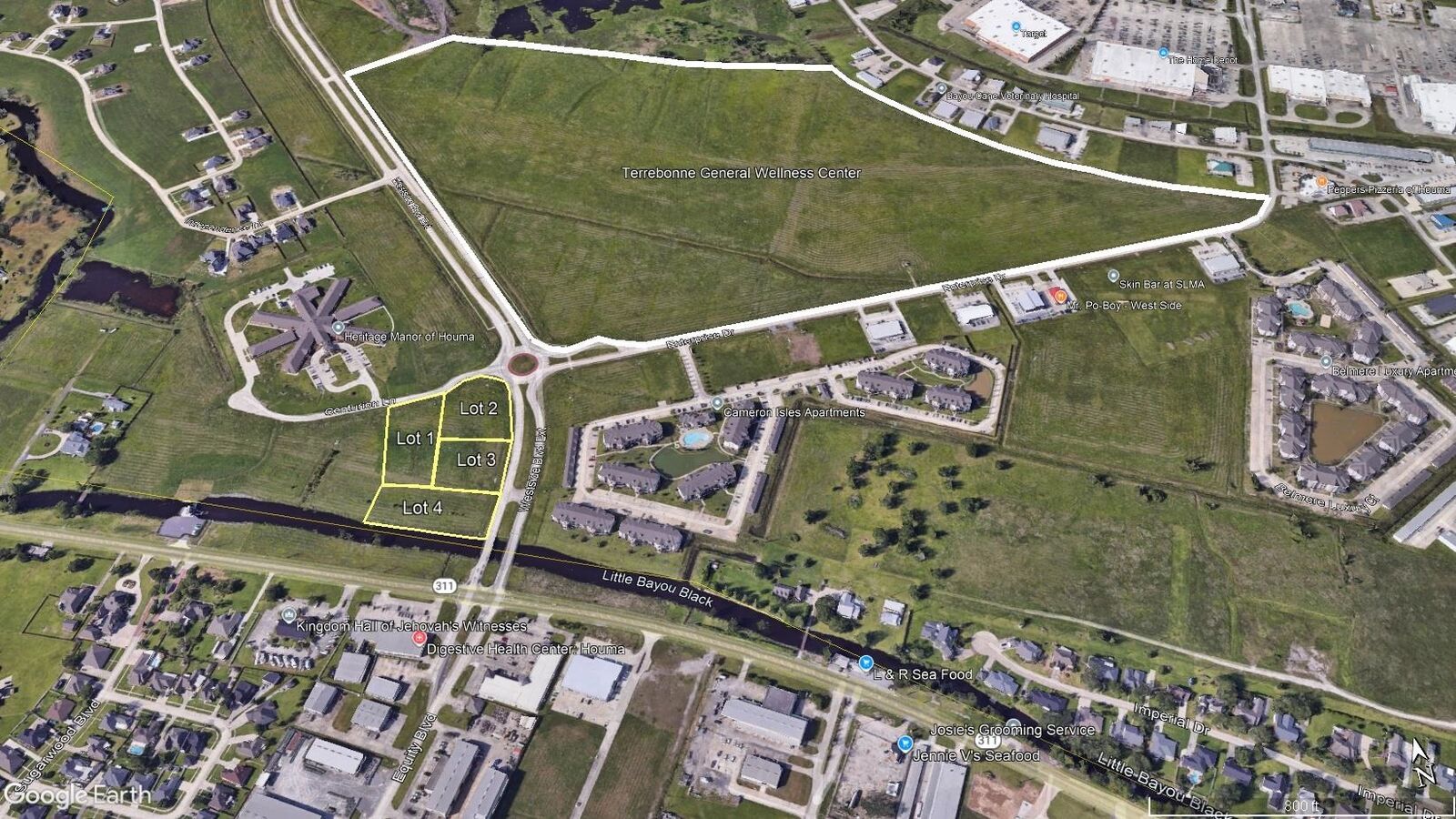 Property Photo: Lot 3 Westside Extension LA 70360