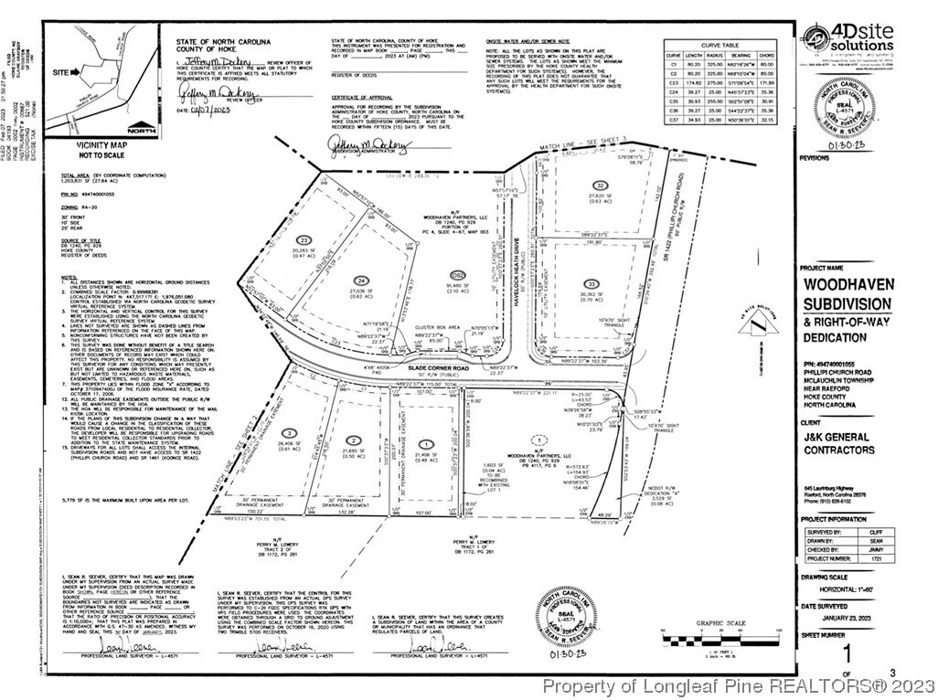 Property Photo: Lot 16 Slade Corner Road NC 28376
