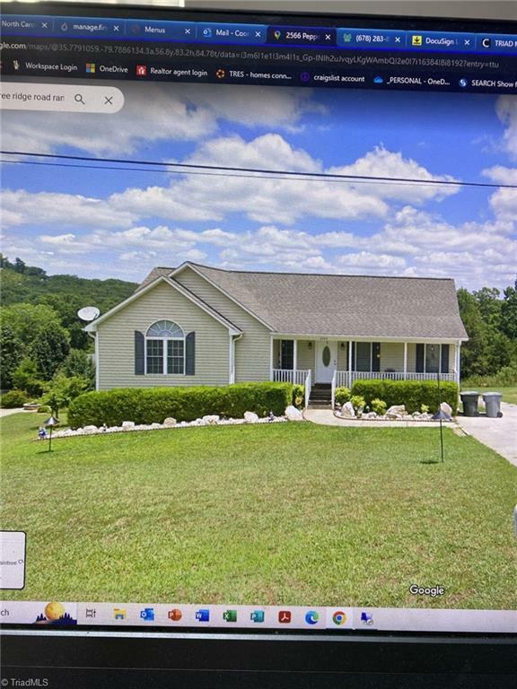Property Photo:  2566 Peppertree Ridge Road  NC 27317 