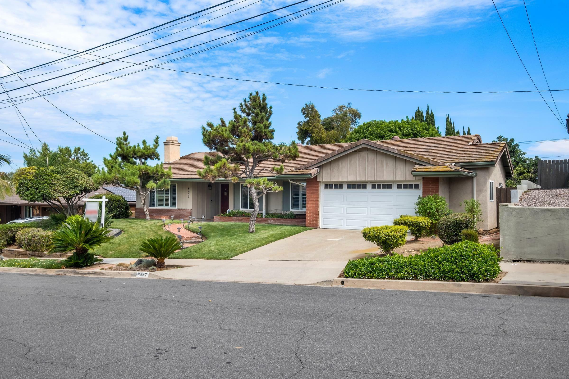 Property Photo:  6437 Coral Lake Ave  CA 92119 