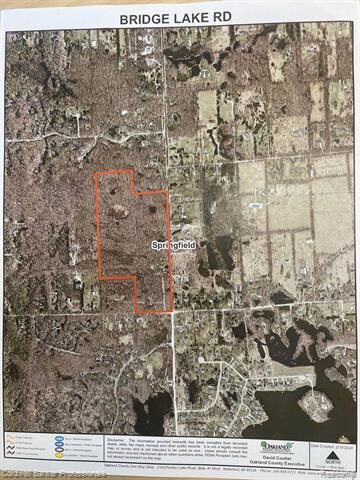Property Photo: Parcel I Bridge Lake Road MI 48348