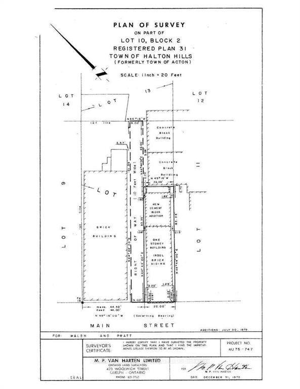 Property Photo:  5 Main St N  ON L7J 1G8 