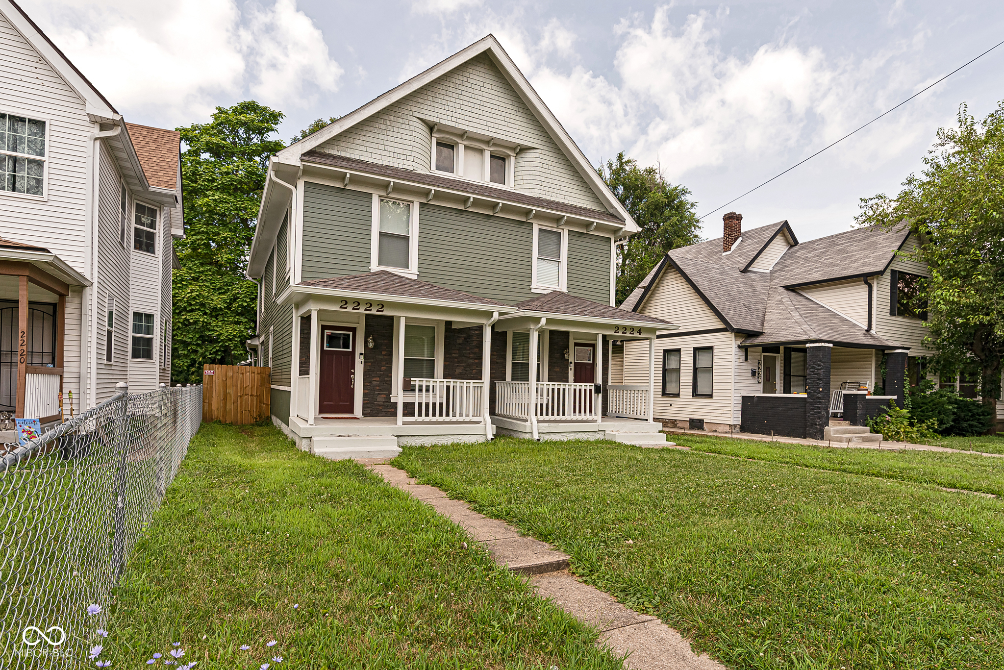 Property Photo:  2222-2224 Bellefontaine Street  IN 46205 