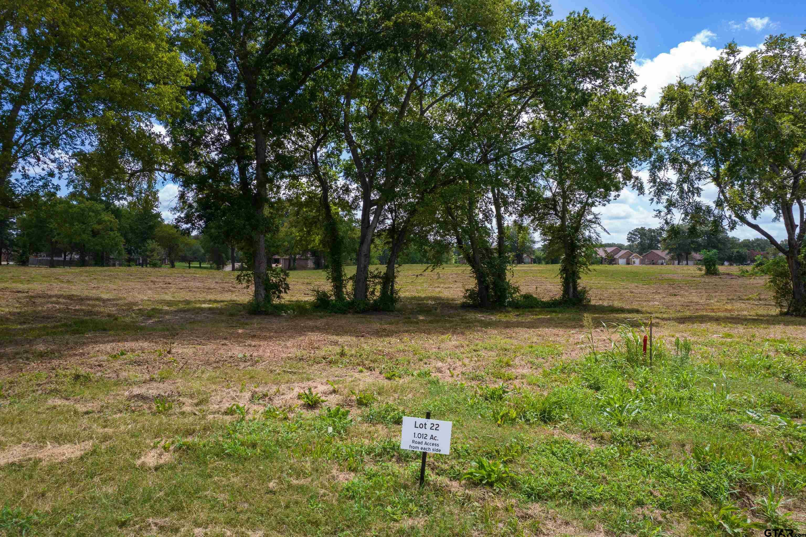 Property Photo:  Tbd Lot 22 Carolina Way  TX 75455 