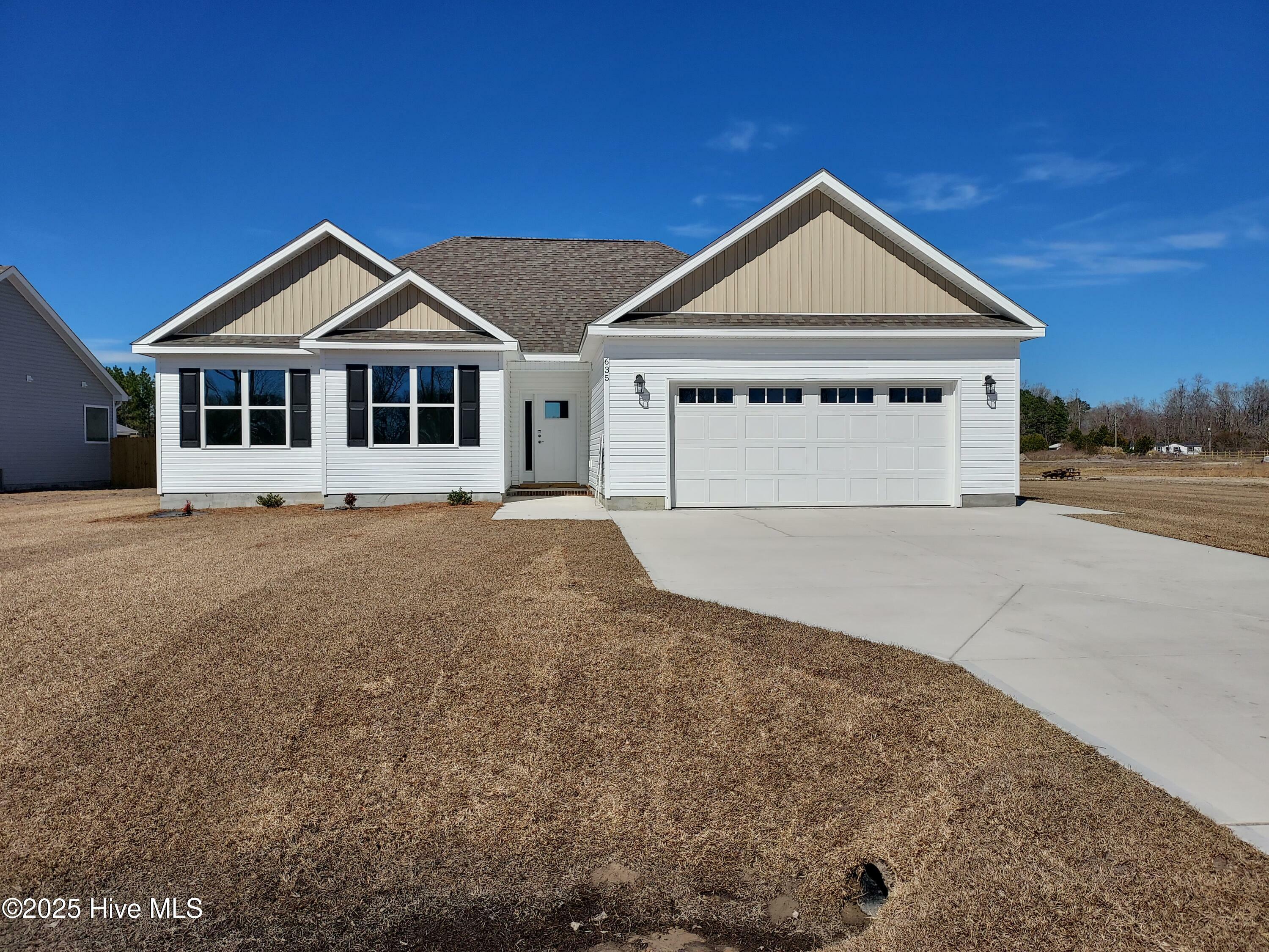 Property Photo:  635 Bright Harvest Drive  NC 28555 