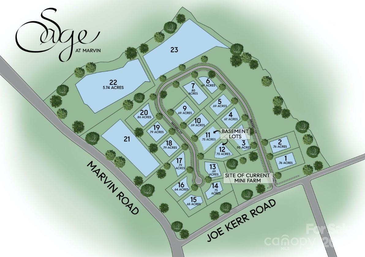 Property Photo: Lot 18 Maxwell Court NC 28173