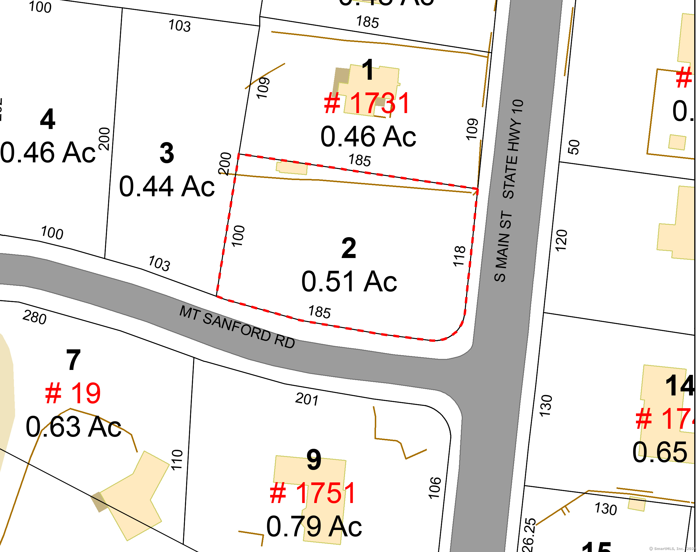 Property Photo:  Lot 2 South Main, Lot 3 &Amp 4 Mt Sanford Road  CT 06410 