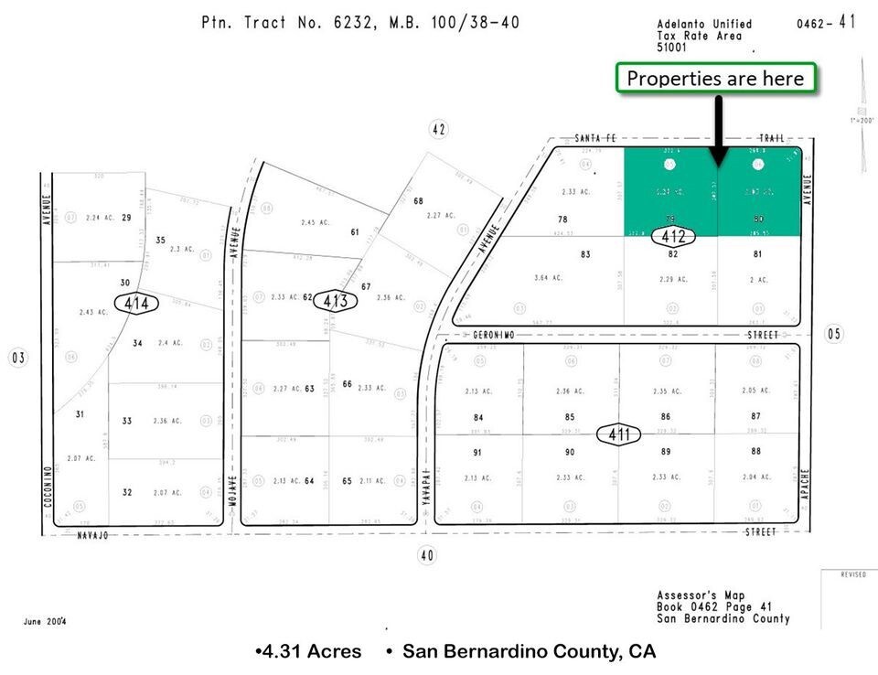 Property Photo: 0 Apache Avenue CA 92301