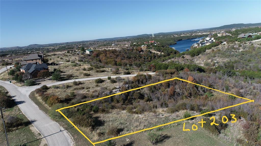 Property Photo:  Lot 203 Castle Harbour Drive  TX 76449 