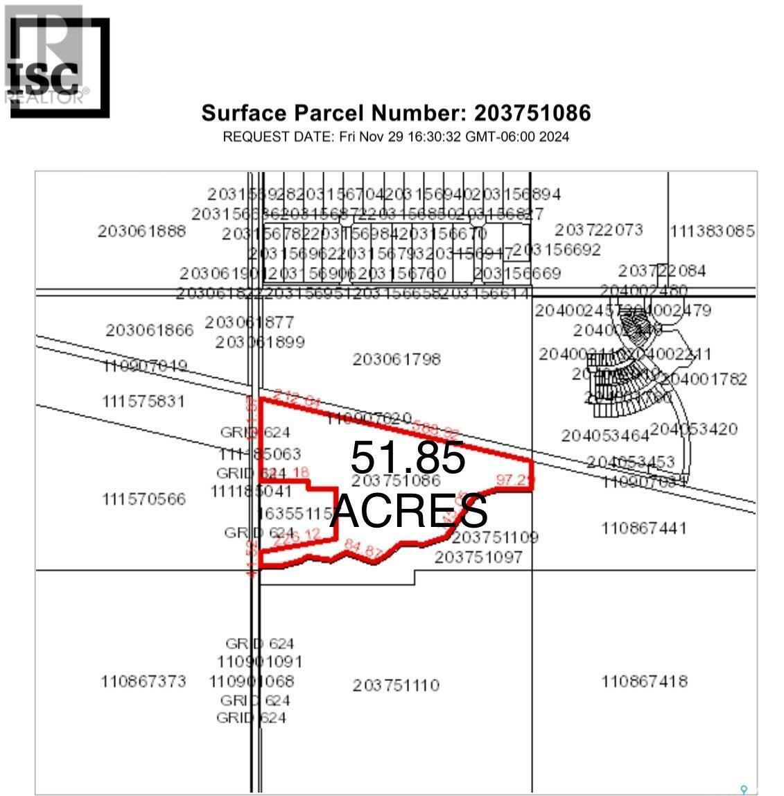 Photo de la propriété:  Emerald Park 51.85 Acres  SK S4L 0B8 