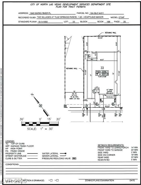 Property Photo:  1940 Marks River Place Lot 33  NV 89084 