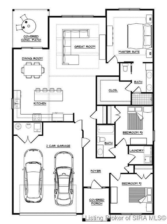 Property Photo:  3046 Bridlewood Lane Lot 240  IN 47150 