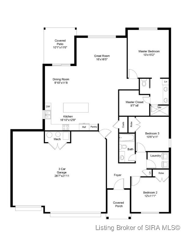 Property Photo: 3064 Bridlewood Lane Lot #236 IN 47150