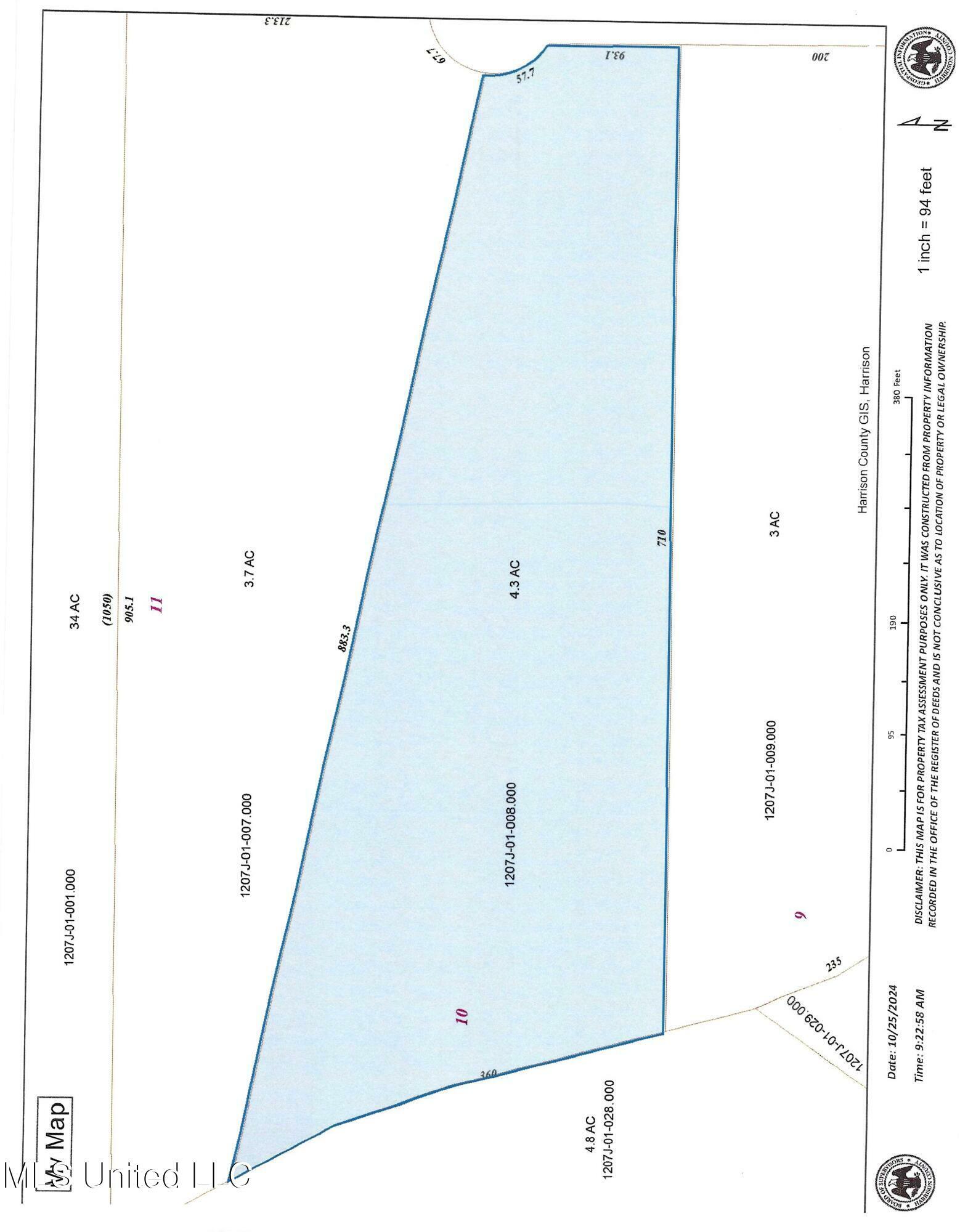 Property Photo:  13411 N Sandy Creek, Lot 10 Road  MS 39532 