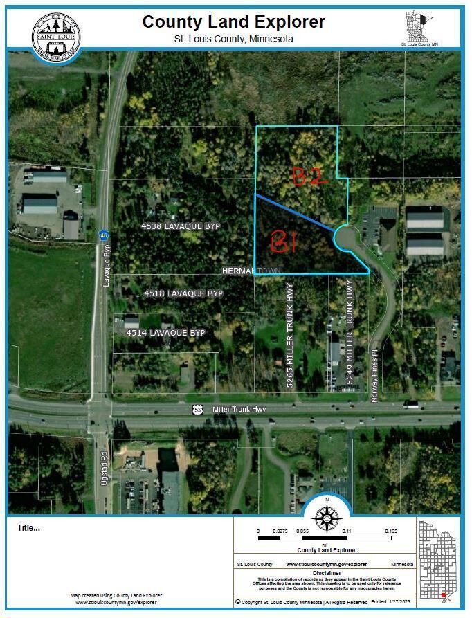 Property Photo: 45xx - Lot B1 Norway Pines Pl MN 55811