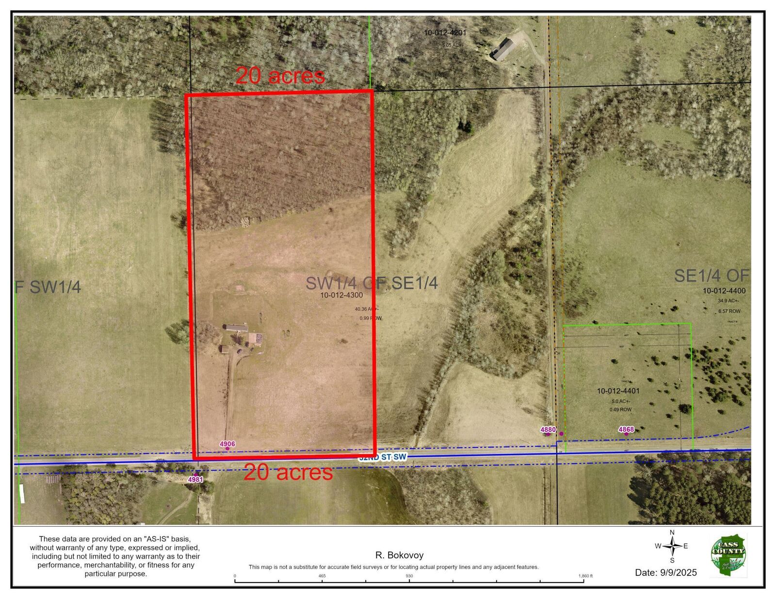 Property Photo:  4906 32nd Street SW  MN 56474 