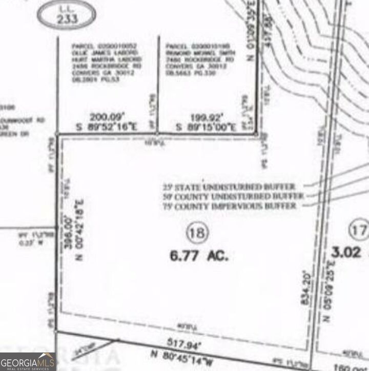 Property Photo: 2476 Rockbridge Road NW Lot 18 GA 30012