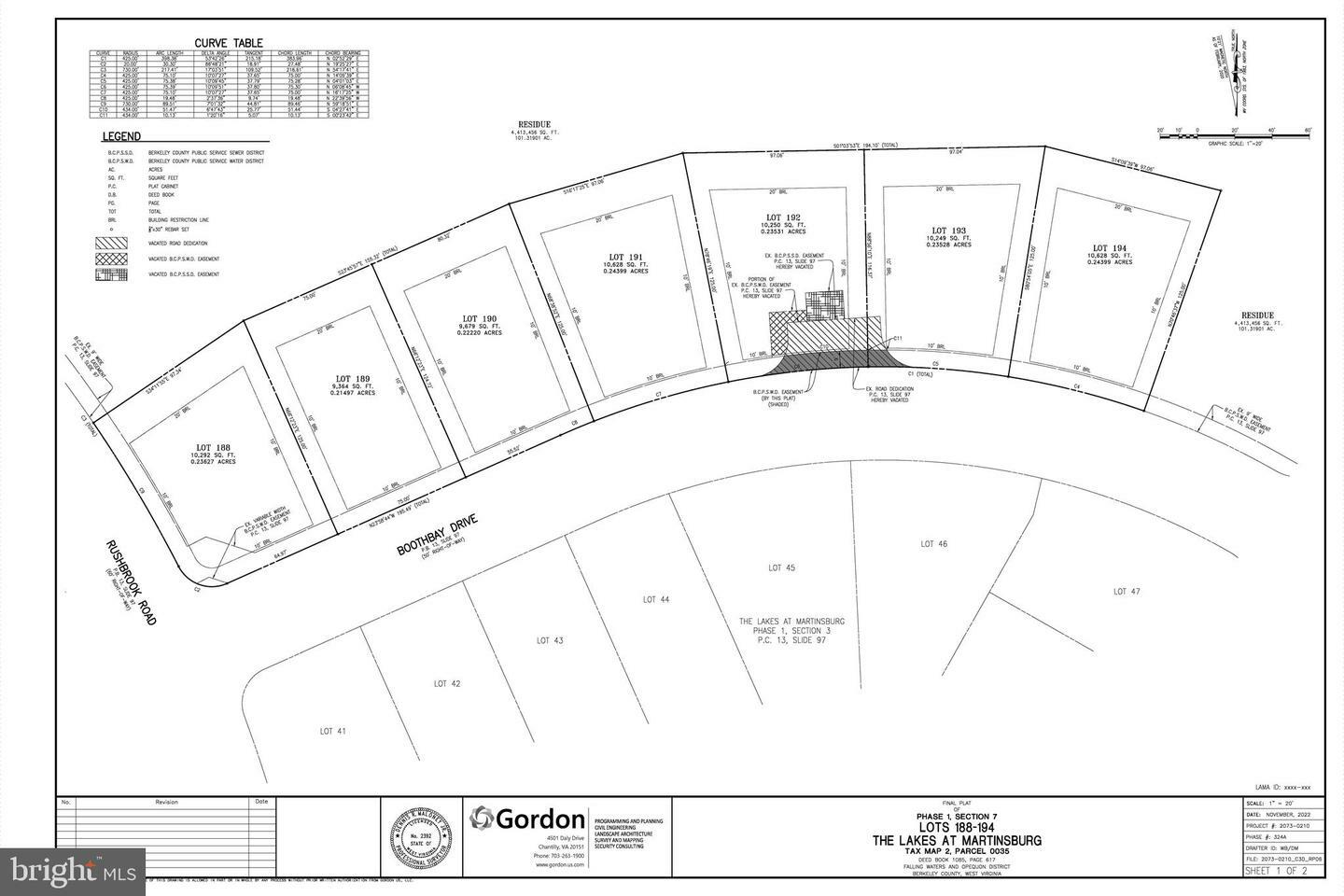 Property Photo:  Lot 190 Boothbay Drive  WV 25403 