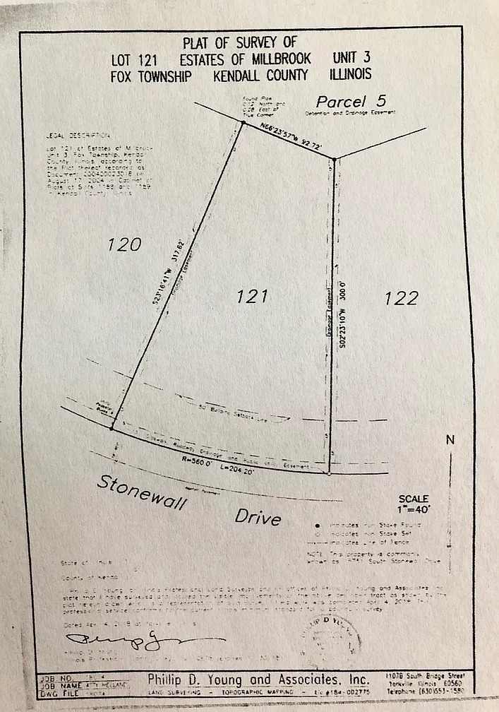 Property Photo:  Lot 121 S Stonewall Drive  IL 60541 