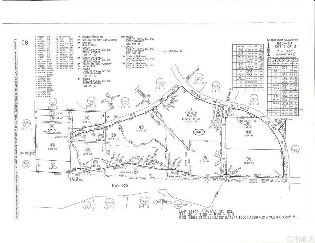 Property Photo: 0 Del Sol Blvd Vacant Land CA 92154
