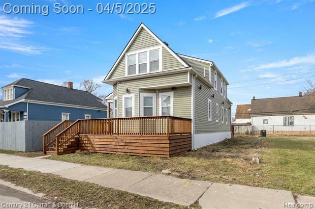 Property Photo: 3843 Martin Street MI 48210