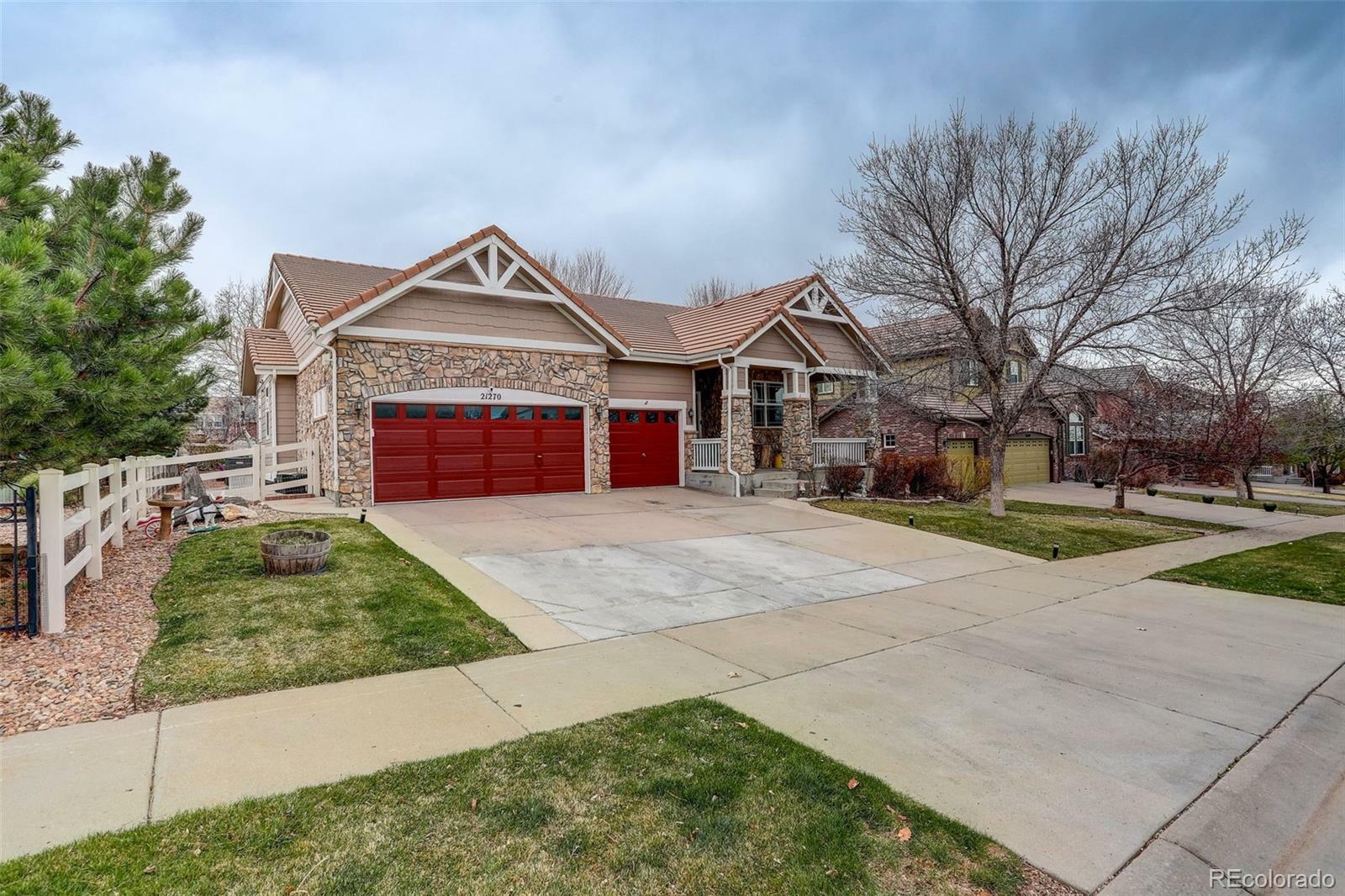 Property Photo: 21270 E Eldorado Drive CO 80013