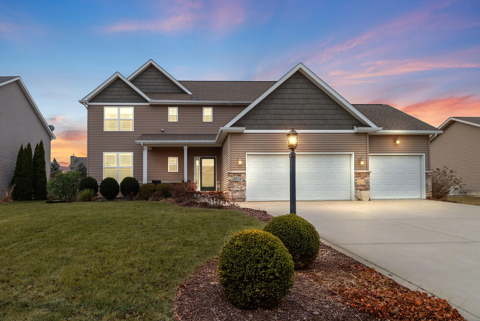 Property Photo: 3252 Field Hawk Drive IN 46383