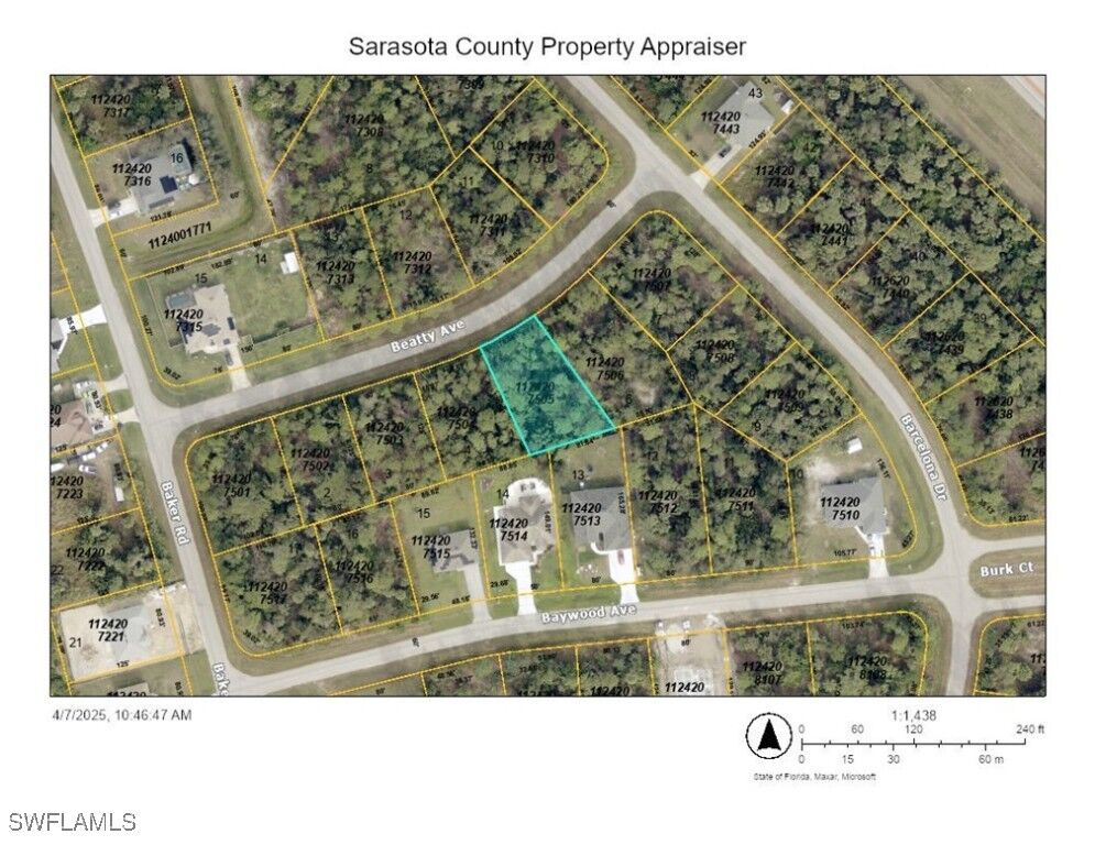 Property Photo: Beatty Avenue FL 34288
