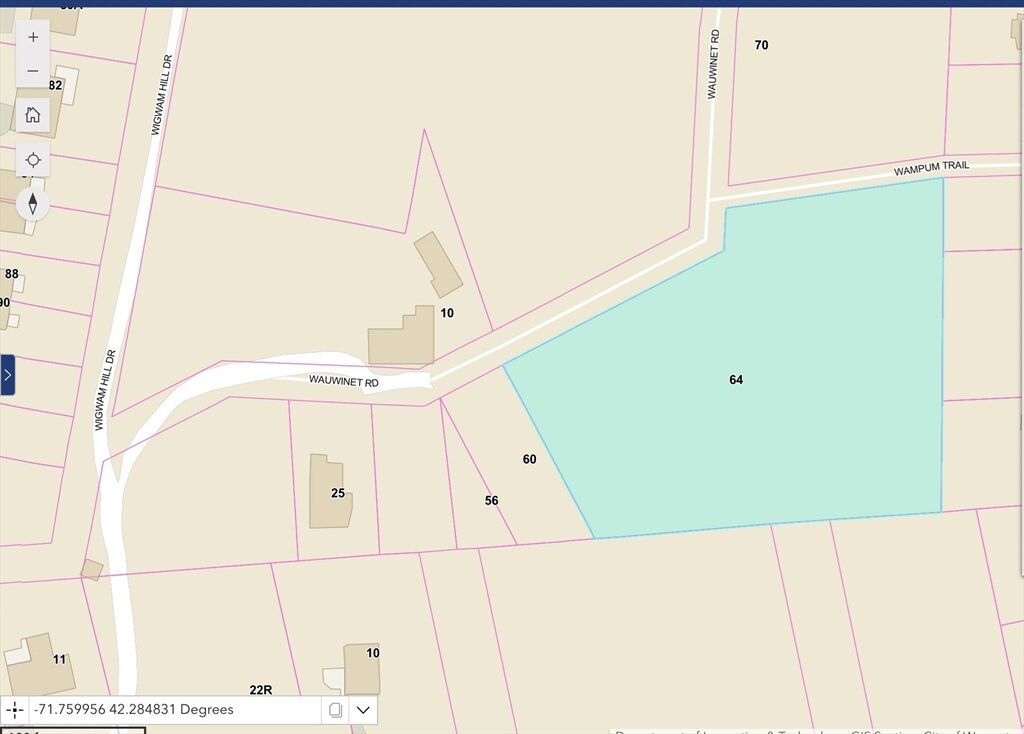 Property Photo:  64 Wauwinet Rd  MA 01605 