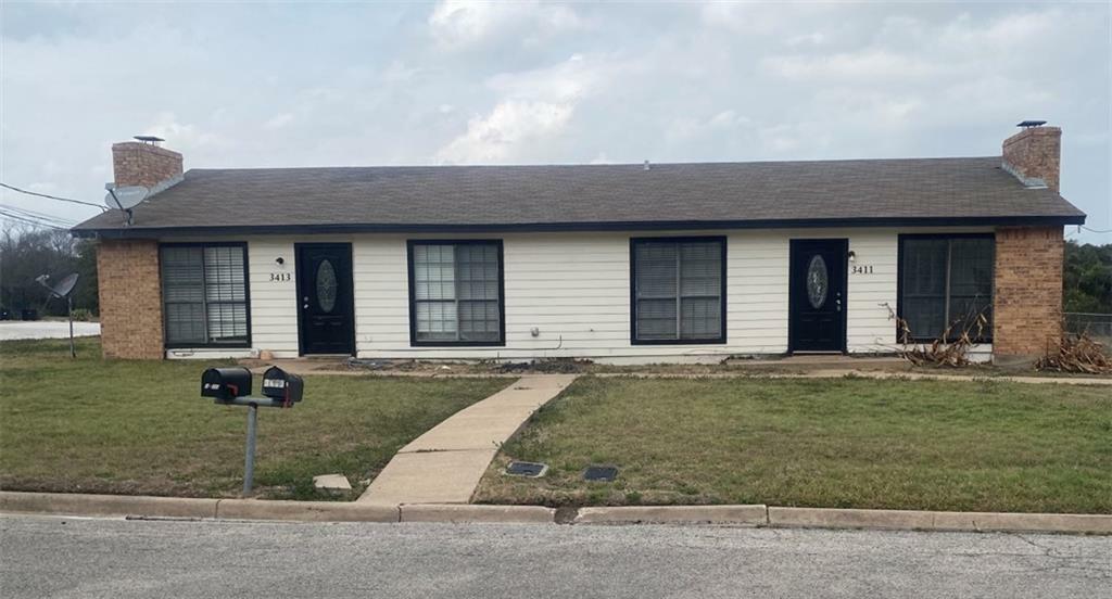 Property Photo:  3411 Pewitt Drive &Amp 3413  TX 76706 