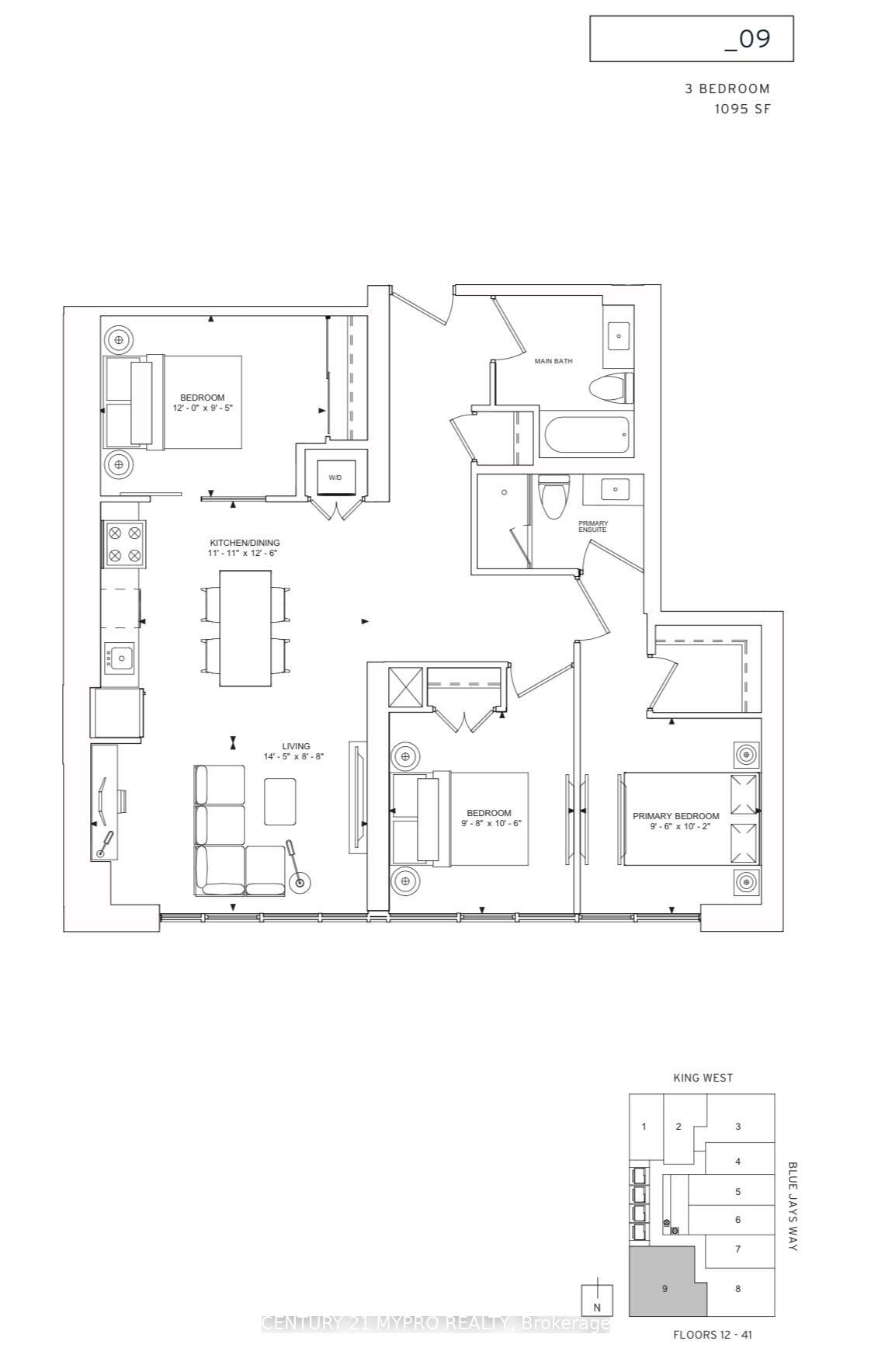 Photo de la propriété: 357 King Street W 1709 ON M5V 0S7