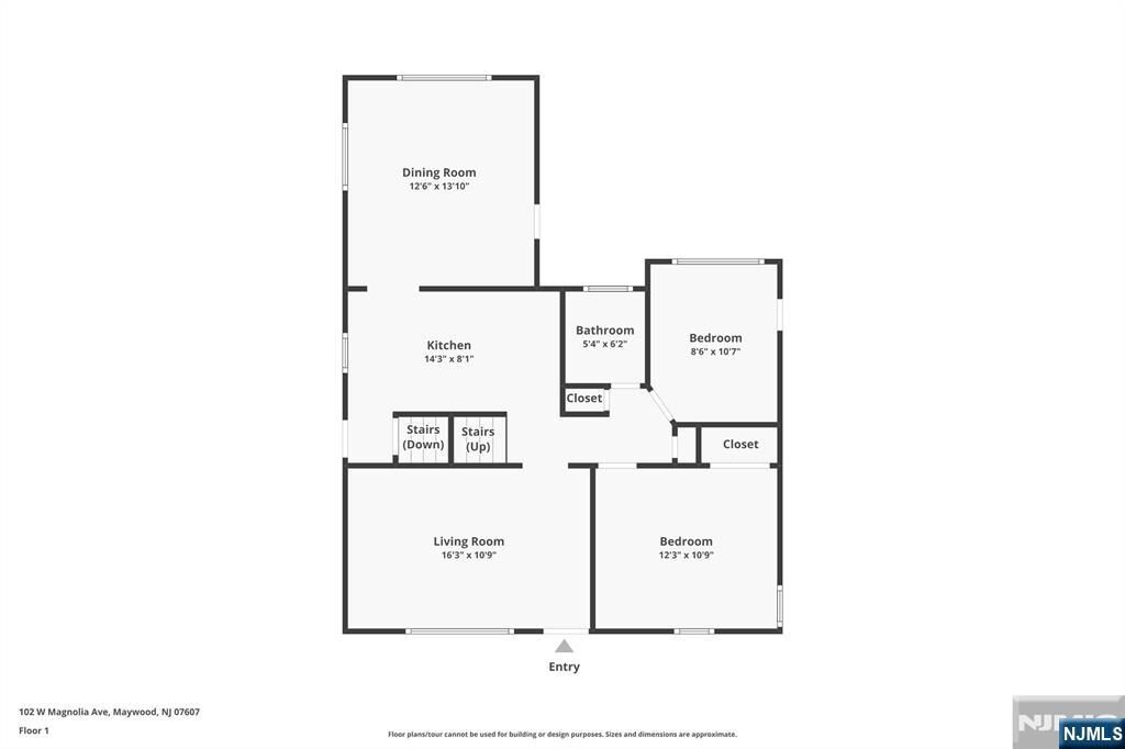 Property Photo: 102 W Magnolia Avenue NJ 07607