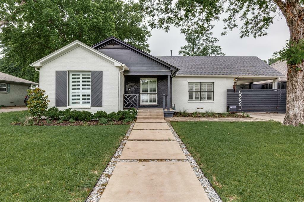 Property Photo: 5220 Parkland Avenue TX 75235